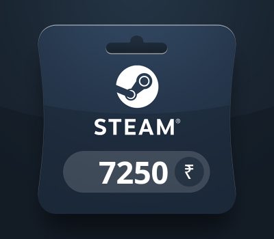 Steam Wallet INR 7250 Подарочная карта IN