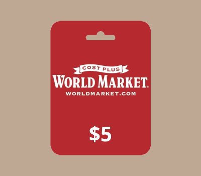 Cost Plus World Market USD 5 Подарочная карта US