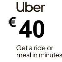 Uber EUR 40 Voucher EU