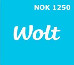 Wolt NOK 1250 Подарочная карта NO