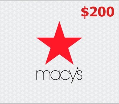 Macys $200 Подарочная карта US