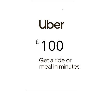 Uber £100 UK Подарочная карта