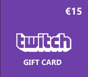 Twitch €15 Подарочная карта PT