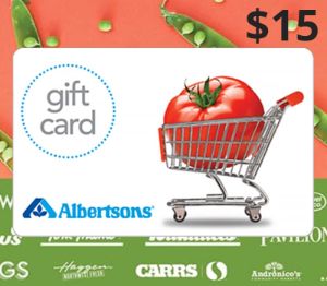 Albertson's USD 15 Подарочная карта US