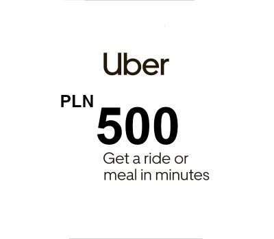 Uber PLN 500 Подарочная карта PL