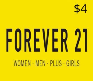 Forever 21 $4 Подарочная карта US