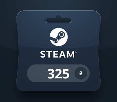 Steam Wallet UAH 325 Подарочная карта UA
