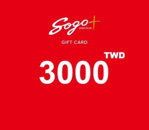 SOGO TWD 3000 Подарочная карта TW