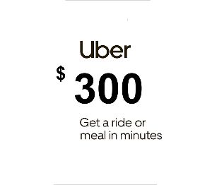 Uber USD 300 Подарочная карта US