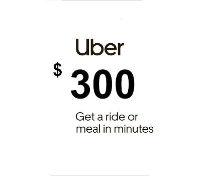 Uber USD 300 Подарочная карта US