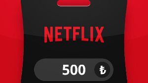Netflix TRY 500 Подарочная карта TR