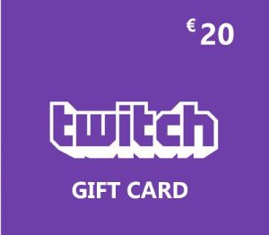 Twitch €20 Подарочная карта