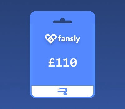 Rewarble Fansly GBP 110 Подарочная карта