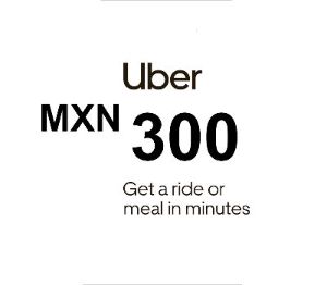 Uber MXN 300 Voucher MX