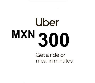 Uber MXN 300 Voucher MX