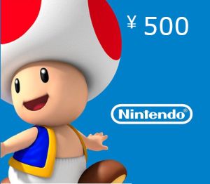 Nintendo eShop Предоплаченная карта ¥500 JP Ключ