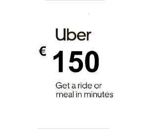 Uber €150 DE Подарочная карта
