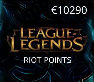 League of Legends 10290 RP Предоплаченная карта EU