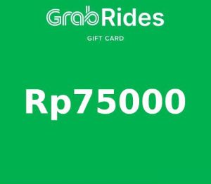 Grab Rides IDR 75000 Подарочная карта ID