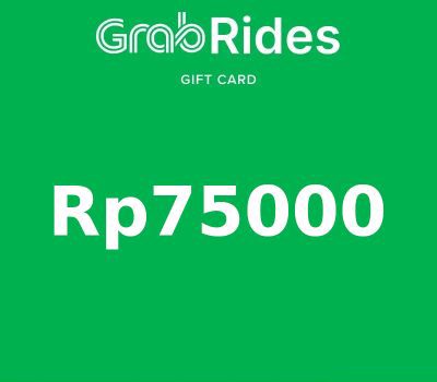 Grab Rides IDR 75000 Подарочная карта ID