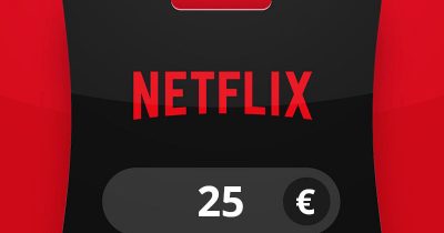 Netflix EUR 25 Подарочная карта ES