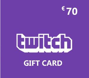 Twitch €70 Подарочная карта