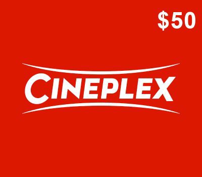 Cineplex $50 Подарочная карта CA