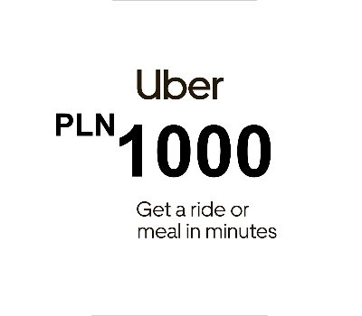 Uber PLN 1000 Подарочная карта PL