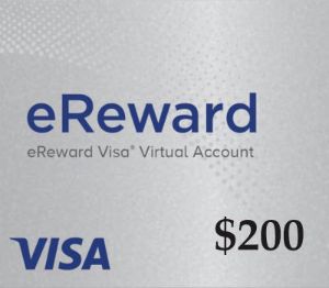 Prepaid Visa eReward USD 200 Подарочная карта US