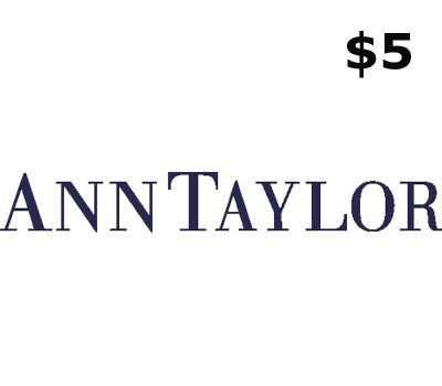 Ann Taylor $5 Подарочная карта US
