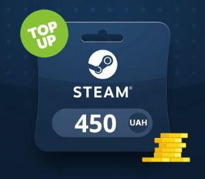 Steam UAH 450 Top Up UA