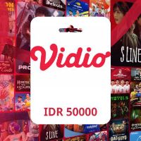 Vidio.com IDR 50000 Подарочная карта ID