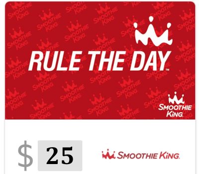 Smoothie King $25 Gift Card US