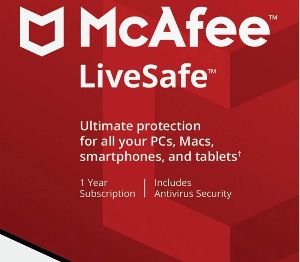 McAfee LiveSafe 2024 Ключ (1 Year / 1 Device)