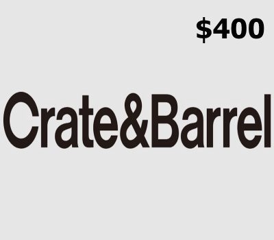 Crate and Barrel USD 400 Gift Card US