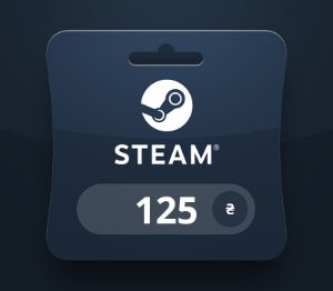 Steam Wallet UAH 125 Подарочная карта UA