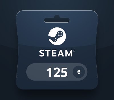 Steam Wallet UAH 125 Подарочная карта UA