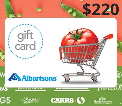 Albertson's USD 220 Подарочная карта US