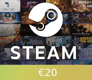 Steam Подарок Карта €20 IE Код активации