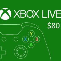 XBOX Live USD 80 Предоплаченная карта US