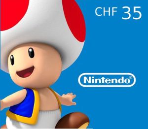 Nintendo eShop Предоплаченная карта CHF 35 CH Ключ