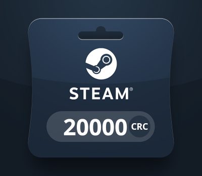 Steam Wallet CRC 20 000 Gift Card CR