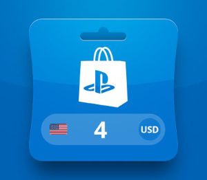 PlayStation Network USD 4 Подарочная карта US