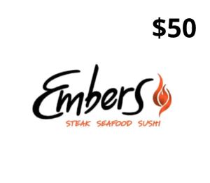 Embers Restaurant USD 50 Подарочная карта US