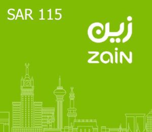 Zain 115 SAR Подарочная карта SA