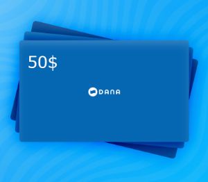 Rewarble DANA USD 50 Подарочная карта