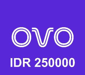 OVO Cash 250000 IDR Подарочная карта ID