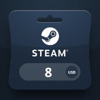 Steam Wallet USD 8 Подарочная карта PY