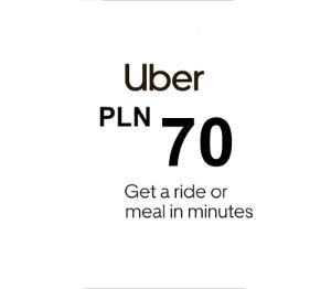 Uber PLN 70 Подарочная карта PL