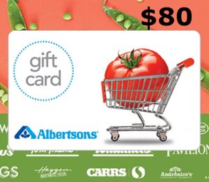 Albertson's USD 80 Подарочная карта US